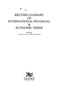 Reuters Glossary of International Financial & Economic Terms 9781860671081  Brukte bøker