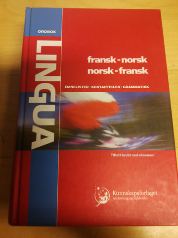 Lingua: fransk-norsk, norsk-fransk ordbok