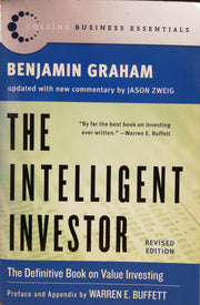 Bokia.no finansbok "The Intelligent Investor" i lommeformat, med bokomslag og tittel synlig, perfekt for investering og finanslitteratur.
