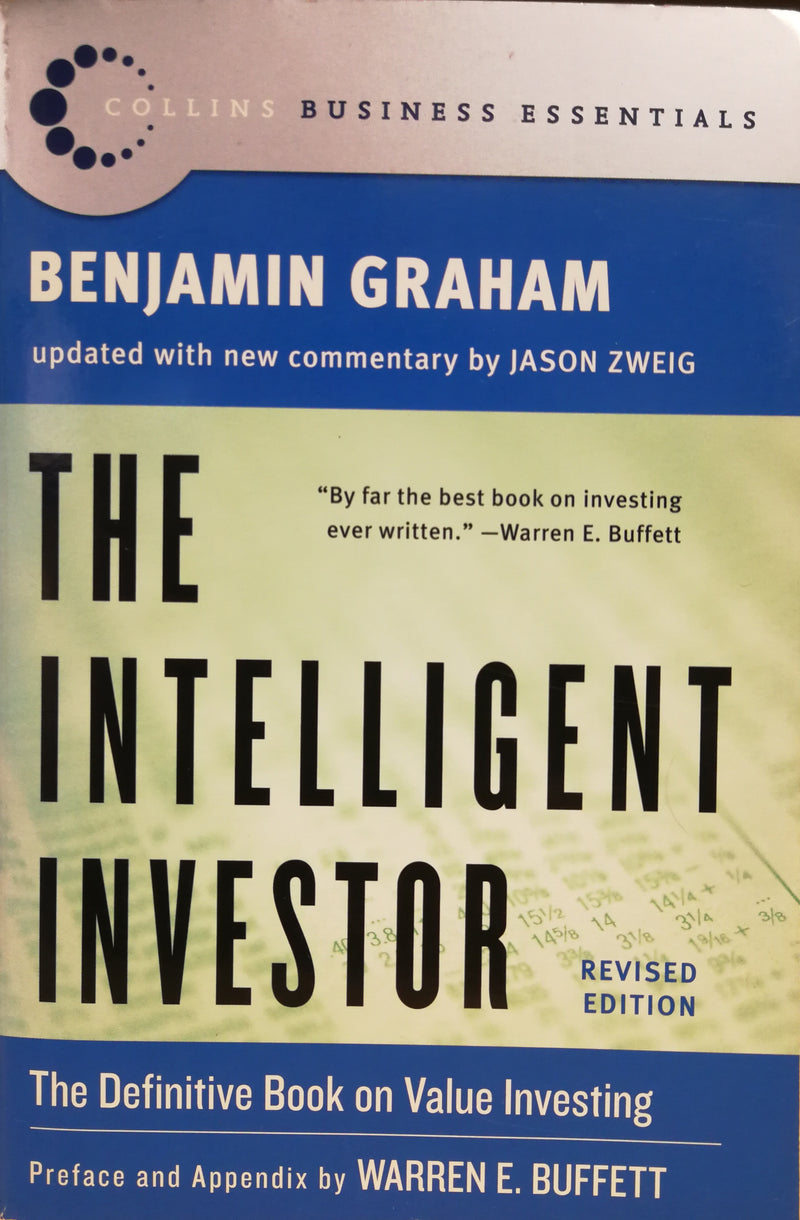 Bokia.no finansbok "The Intelligent Investor" i lommeformat, med bokomslag og tittel synlig, perfekt for investering og finanslitteratur.