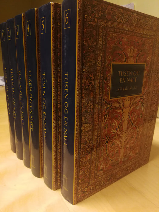 Tusen og en natt - 6 bind (Innbundet)