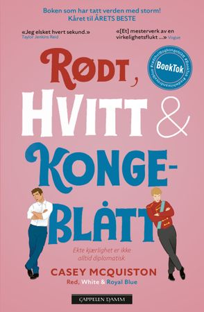 Rødt, hvitt & kongeblått 9788202782504 Casey McQuiston Brukte bøker