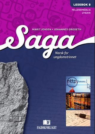 Saga 8 9788211015365 Marit Jensen Johannes Groseth Brukte bøker