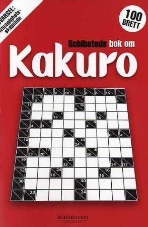 Schibsteds bok om kakuro 9788251622554  Brukte bøker