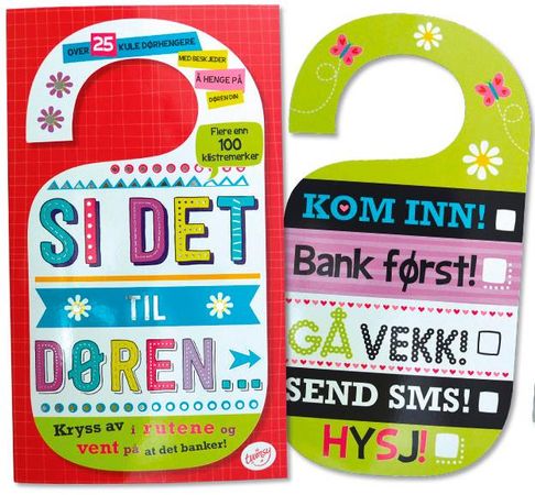 Si det til døren 9788230520963  Brukte bøker