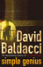 Simple Genius 9780230017740 David Baldacci Brukte bøker