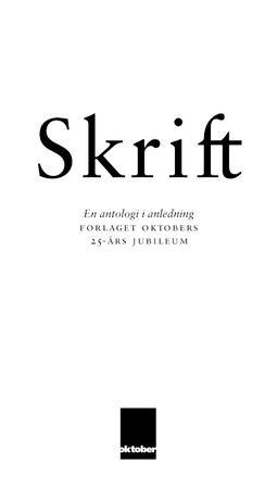 Skrift 9788270947324  Brukte bøker