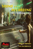 Sound and Recording 9780240514871 Francis Rumsey Tim McCormick Brukte bøker
