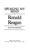 Speaking My Mind 9780671688578 Ronald Reagan Brukte bøker
