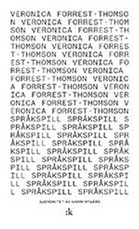Språkspill 9788205488526 Veronica Forrest-Thomson Brukte bøker