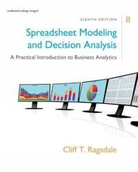 Spreadsheet Modeling & Decision Analysis 9781305947412 Cliff Ragsdale Brukte bøker