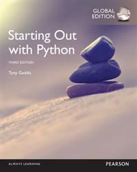 Starting Out with Python, Global Edition 9781292065502 Tony Gaddis Brukte bøker