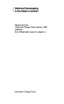 State and Sovereignty 9781877133237 G. A. Wood Louis S. Leland Brukte bøker