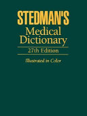 Stedman's Medical Dictionary 9780683400076 Thomas Lathrop Stedman Brukte bøker