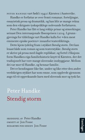 Stendig storm 9788252188240 Peter Handke Brukte bøker