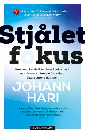Stjålet fokus 9788202814540 Johann Hari Brukte bøker