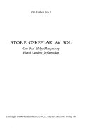 Store oskeflak av sol 9788245600100  Brukte bøker