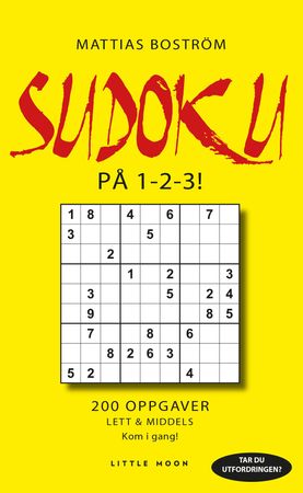 Sudoku på 1-2-3! 9788293362029 Mattias Boström Brukte bøker