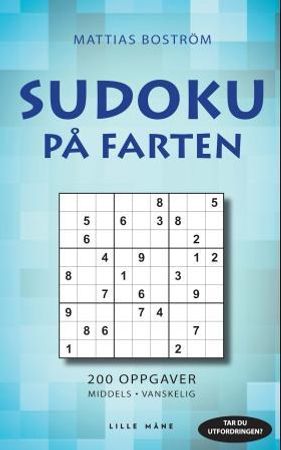 Sudoku på farten 9788293154808 Mattias Boström Brukte bøker