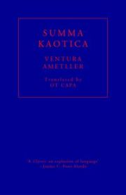 Summa Kaotica 9781913744212 Ventura Ametller Brukte bøker