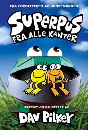 Superpus fra alle kanter 9788241956645 Dav Pilkey Brukte bøker