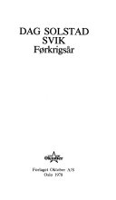 Svik 9788257400330 Dag Solstad Brukte bøker