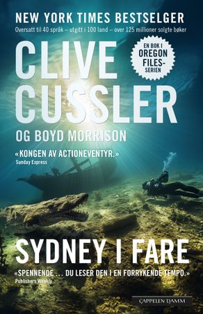 Sydney i fare 9788202807528 Clive Cussler Boyd Morrison Brukte bøker