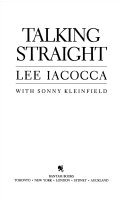 Talking Straight 9780553052701 Lee A. Iacocca Sonny Kleinfield Brukte bøker