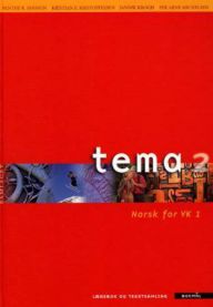 Tema 2: lærebok og tekstsamling : norsk for VK 1 9788252159233 Kristian Emil Kristoffersen Benthe Kolberg Jansson Jannik Krogh Per Arne Michelsen Brukte bøker