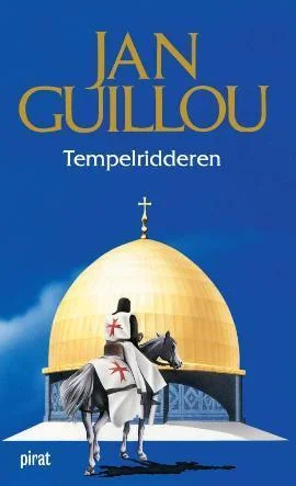 Bilde av romanen Tempelridderen innbundet utgitt av Cappelen Damm AS, med omslagsdesign og tittel synlig.
