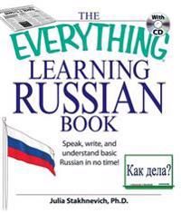 The Everything Learning Russian Book with CD 9781598693874 Yulia Stakhnevich Brukte bøker