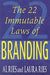 The 22 Immutable Laws of Branding 9781861976055 Al Ries Laura Ries Brukte bøker