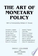 The Art of Monetary Policy 9781563243479 Richard V. Adams Brukte bøker
