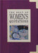 The Best of Women's Quotations 9781850153085 Helen Exley Brukte bøker