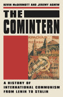The Comintern 9780333552841 Kevin McDermott Jeremy Agnew Brukte bøker