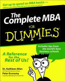 The Complete MBA For Dummies 9780764552045 Peter Economy Kathleen Allen Brukte bøker