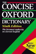 The Concise Oxford Dictionary of Current English 9780198613190 Henry Watson Fowler Della Thompson Francis George Fowler Brukte bøker