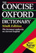 The Concise Oxford Dictionary of Current English 9780198613190 Henry Watson Fowler Della Thompson Francis George Fowler Brukte bøker