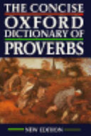The Concise Oxford Dictionary of Proverbs 9780198661771 Jennifer Speake J. A. Simpson Brukte bøker