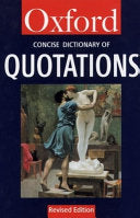 The Concise Oxford Dictionary of Quotations 9780192800701 Angela Partington Brukte bøker