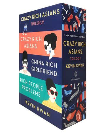 The crazy rich Asians trilogy box set 9780525566656 Kevin Kwan Brukte bøker