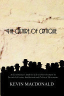 The Culture of Critique 9780759672222 Kevin B. MacDonald Brukte bøker
