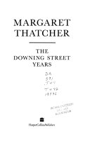 The Downing Street Years 9780002550499 Margaret Thatcher Brukte bøker