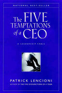 The Five Temptations of a CEO 9780787944339 Patrick M. Lencioni Brukte bøker