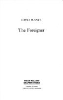 The Foreigner 9780586086063 David Plante Brukte bøker