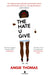 The hate u give 9788205496699 Angie Thomas Brukte bøker