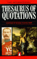 The International Thesaurus of Quotations 9780140510706 Rhoda Thomas Tripp Brukte bøker