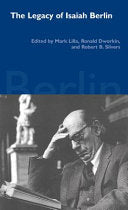The Legacy of Isaiah Berlin 9781590170090 Mark Lilla Ronald Dworkin Robert B. Silvers Aileen Kelly Brukte bøker
