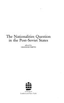 The Nationalities Question in the Post-Soviet States 9780582218093 Graham Smith Brukte bøker