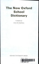The New Oxford School Dictionary 9780199102358 Joyce M. Hawkins Brukte bøker